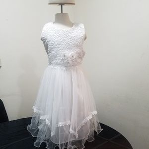 White dress for girl
